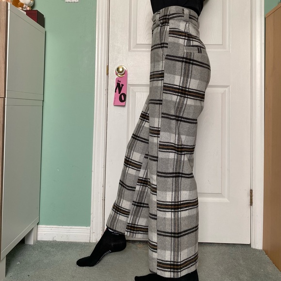 Wide Leg Wool Pants - Picture 2 of 6